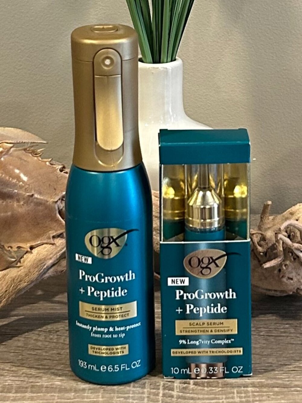 OGX ProGrowth + Peptide Serum & Mist NEW